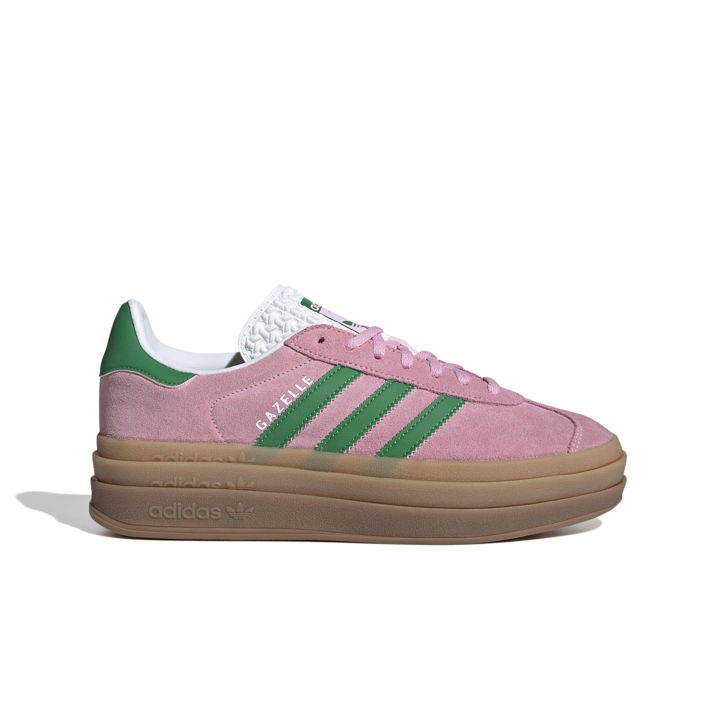 adidas Originals Gazelle Bold "True Pink/Green/Ftwr White" Women's Shoe - PINK/GREEN